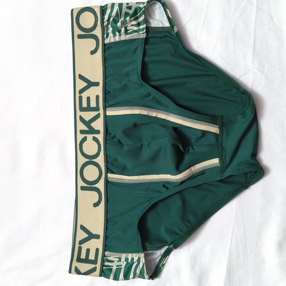 Men's Jockey Sport Brief, New, Large, Green